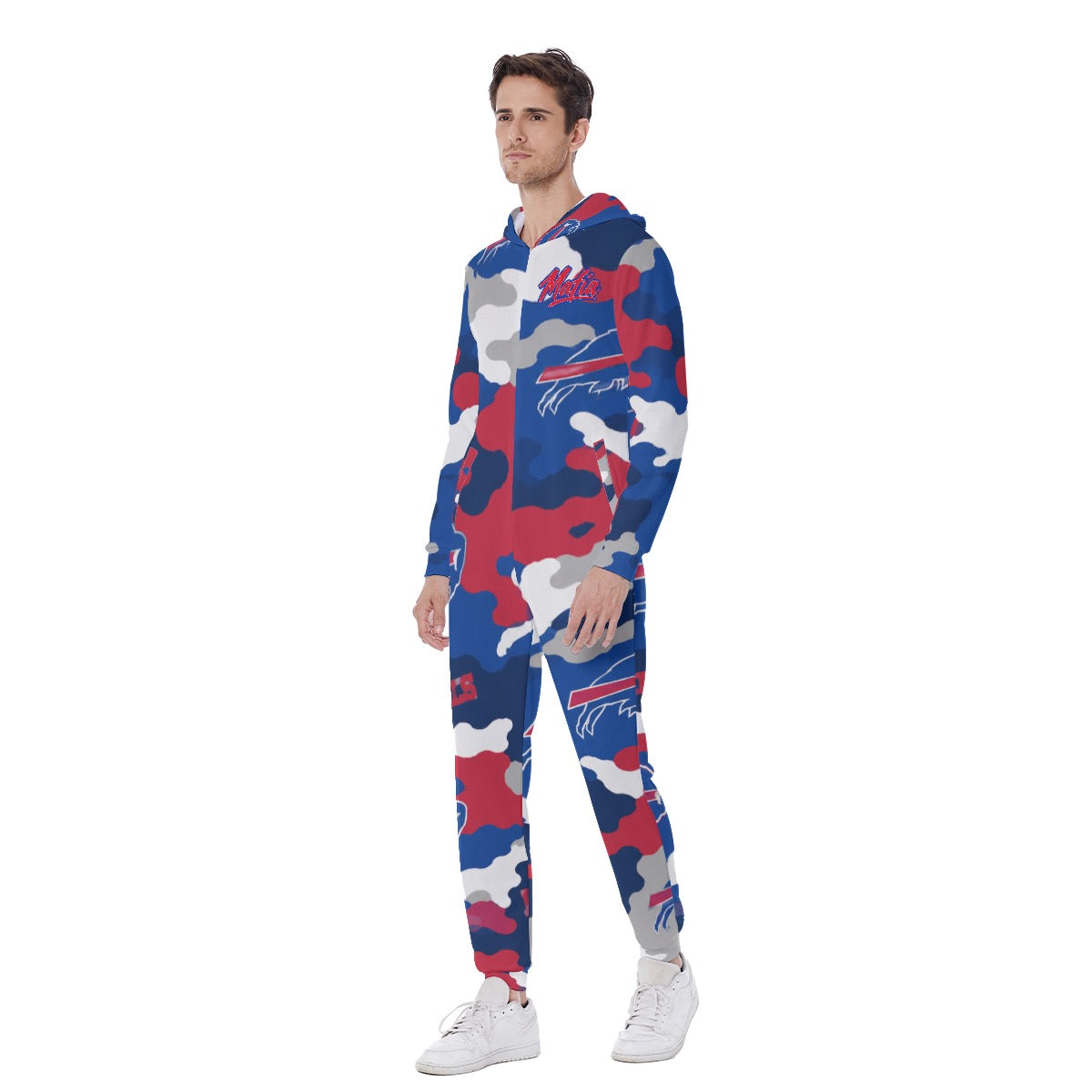 Bills Mafia Jumper with a Hood