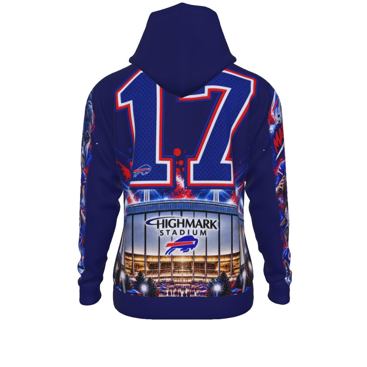Bills Mafia One-of-a-Kind Heavyweight Tailgate Hoodie