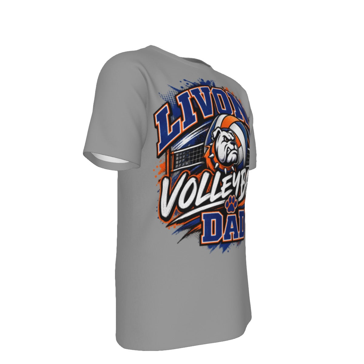 Livonia Volleyball Dad Men's O-Neck T-Shirt | 190GSM Cotton