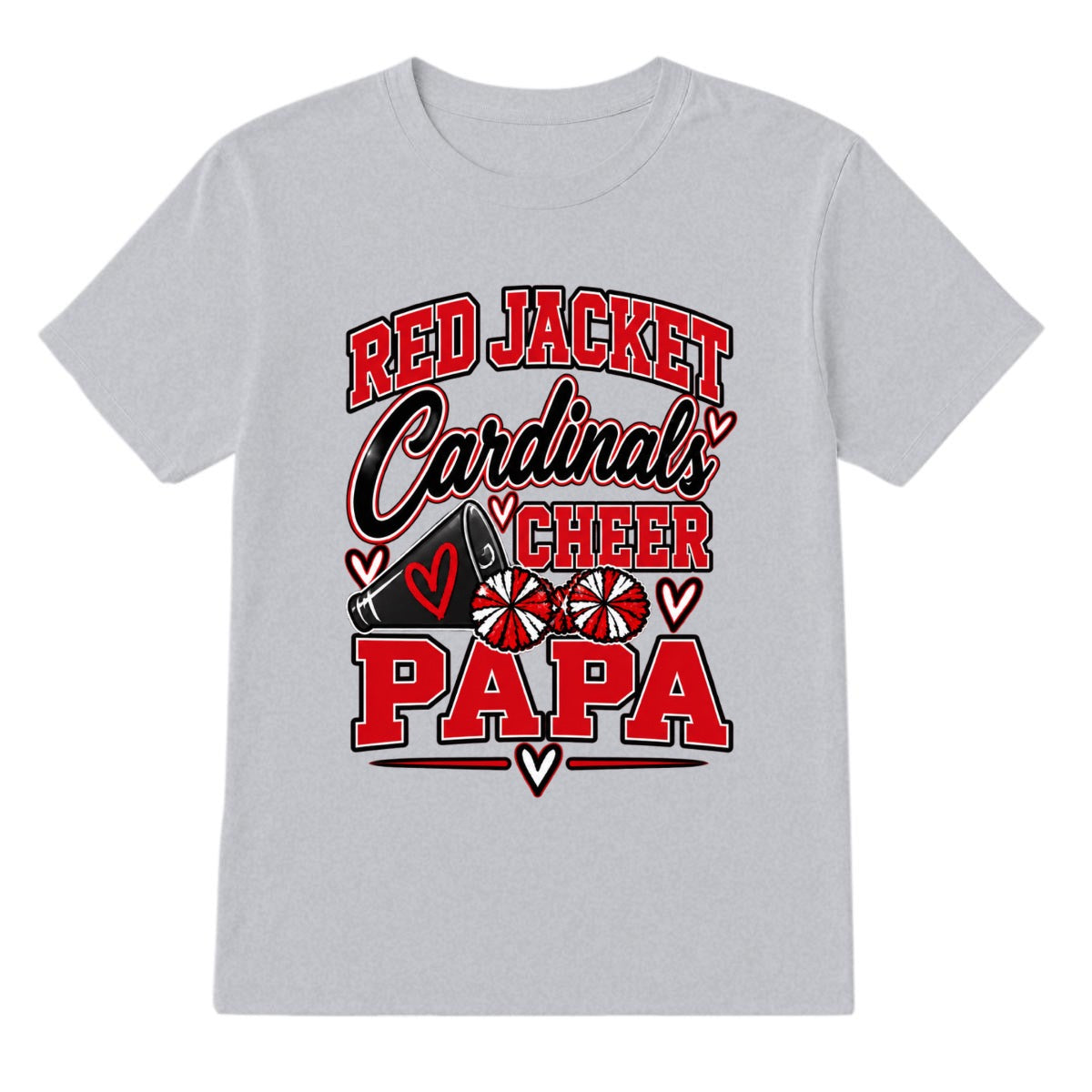 Papa's T-Shirt Printed in USA |Gildan 5000 Double DTG