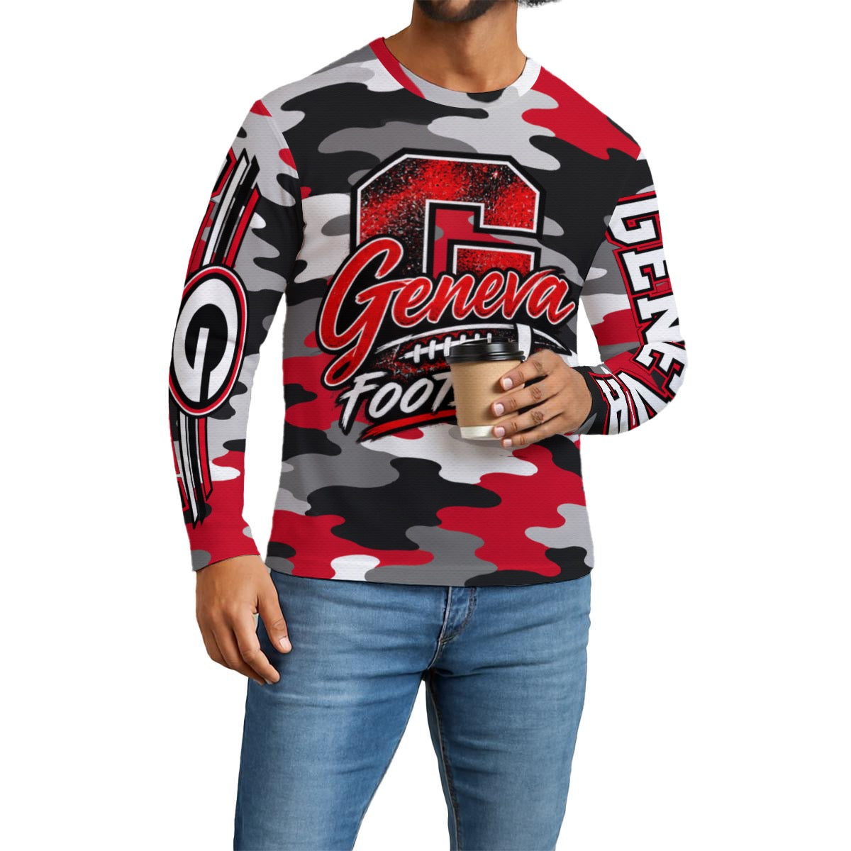 Geneva High School Men's Long Sleeve T-Shirt