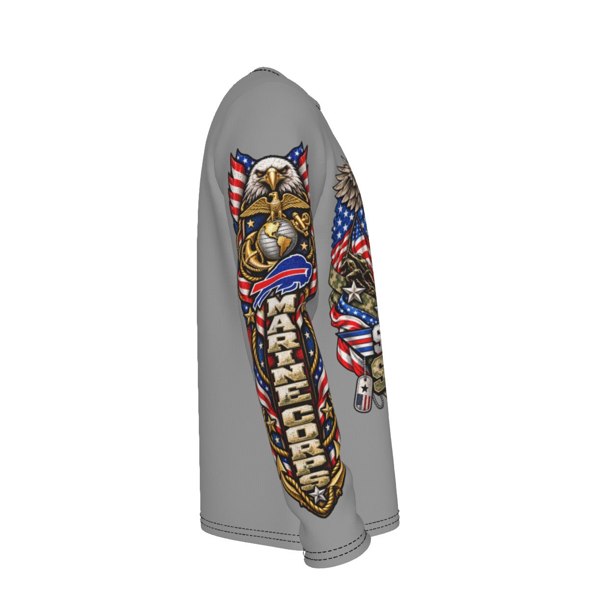 Bills-Themed Salute to Service Long Sleeve T-Shirt – USMC