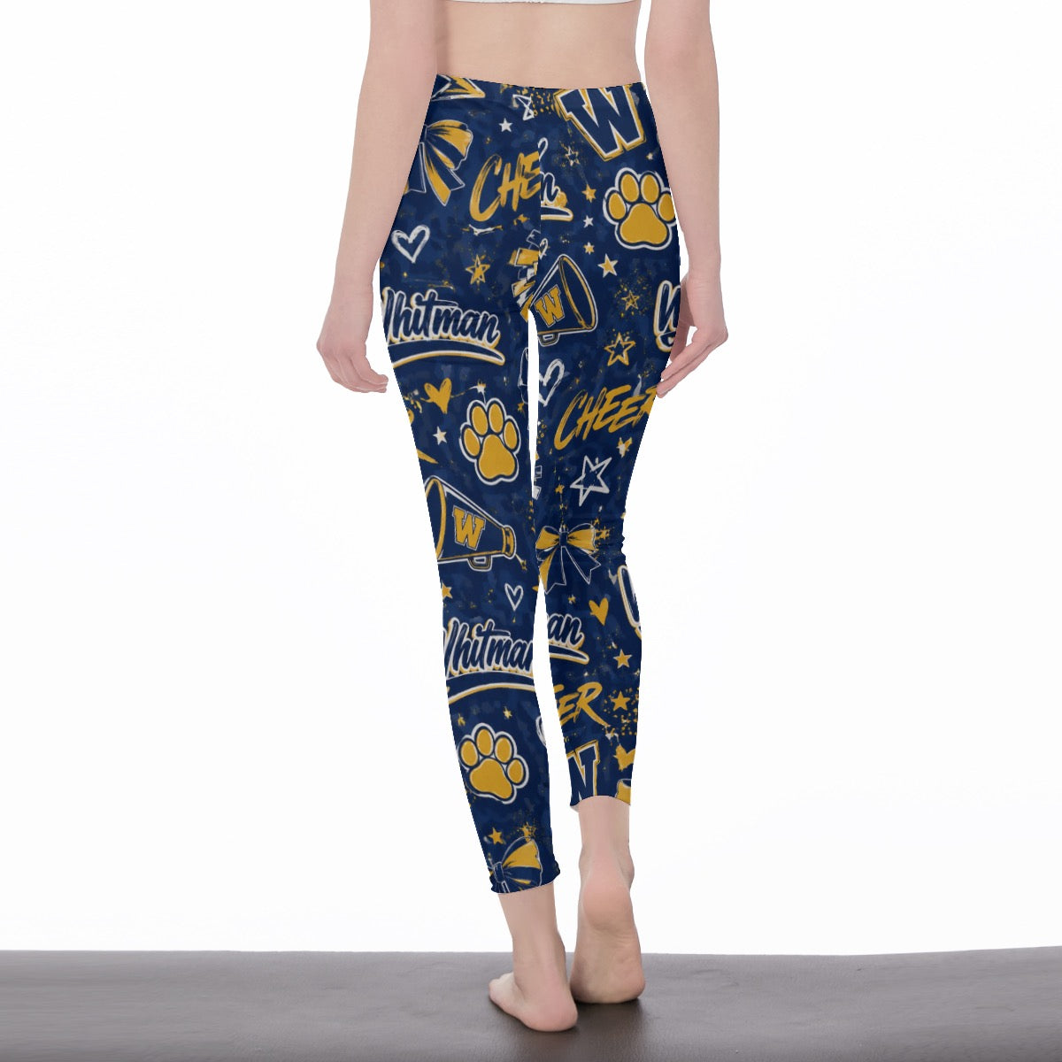 Marcus Whitman cheer All-Over Print Casual Leggings