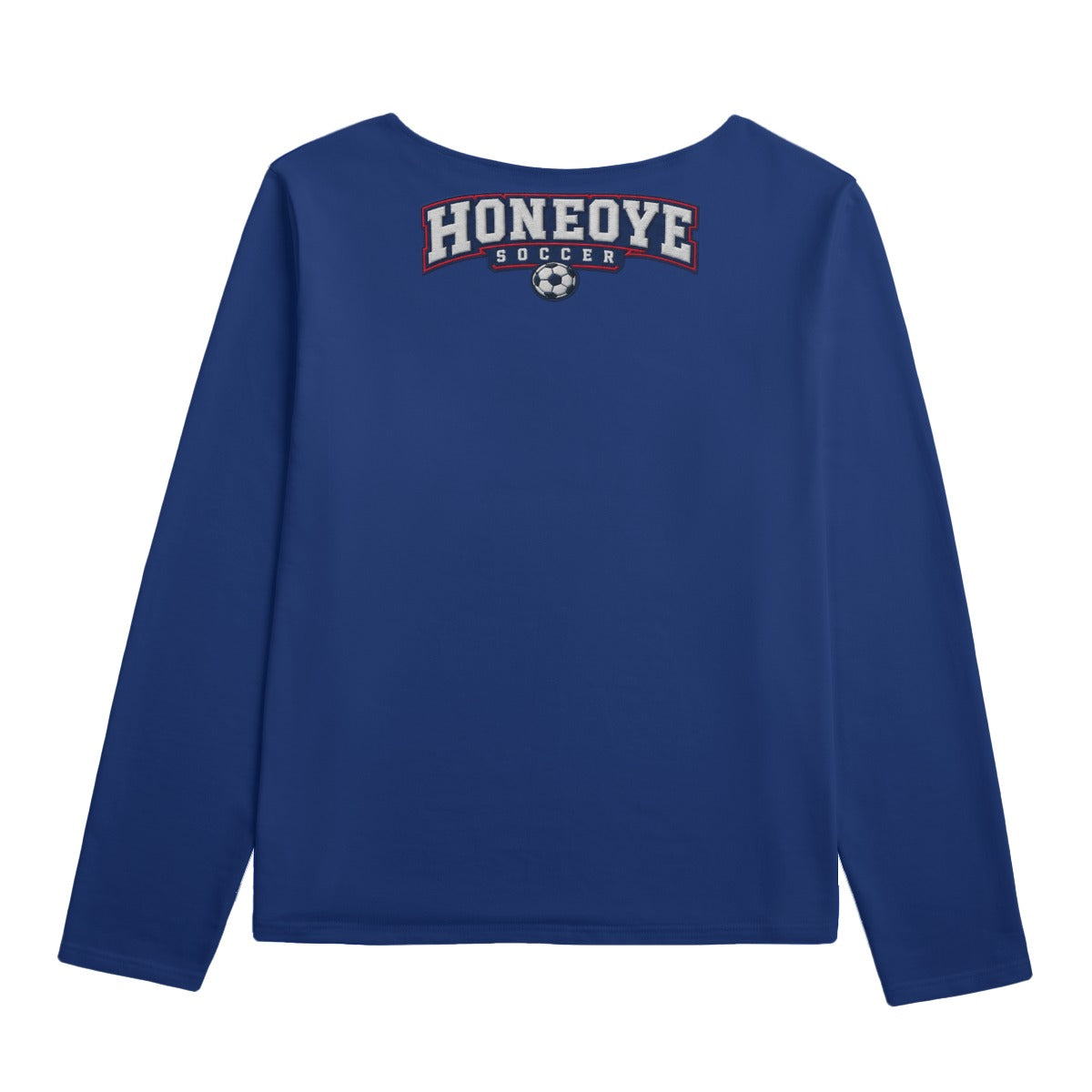 Honeoye Soccer Mom Boat Neckline Sweatshirt With Chest Pocket | 310GSM Cotton