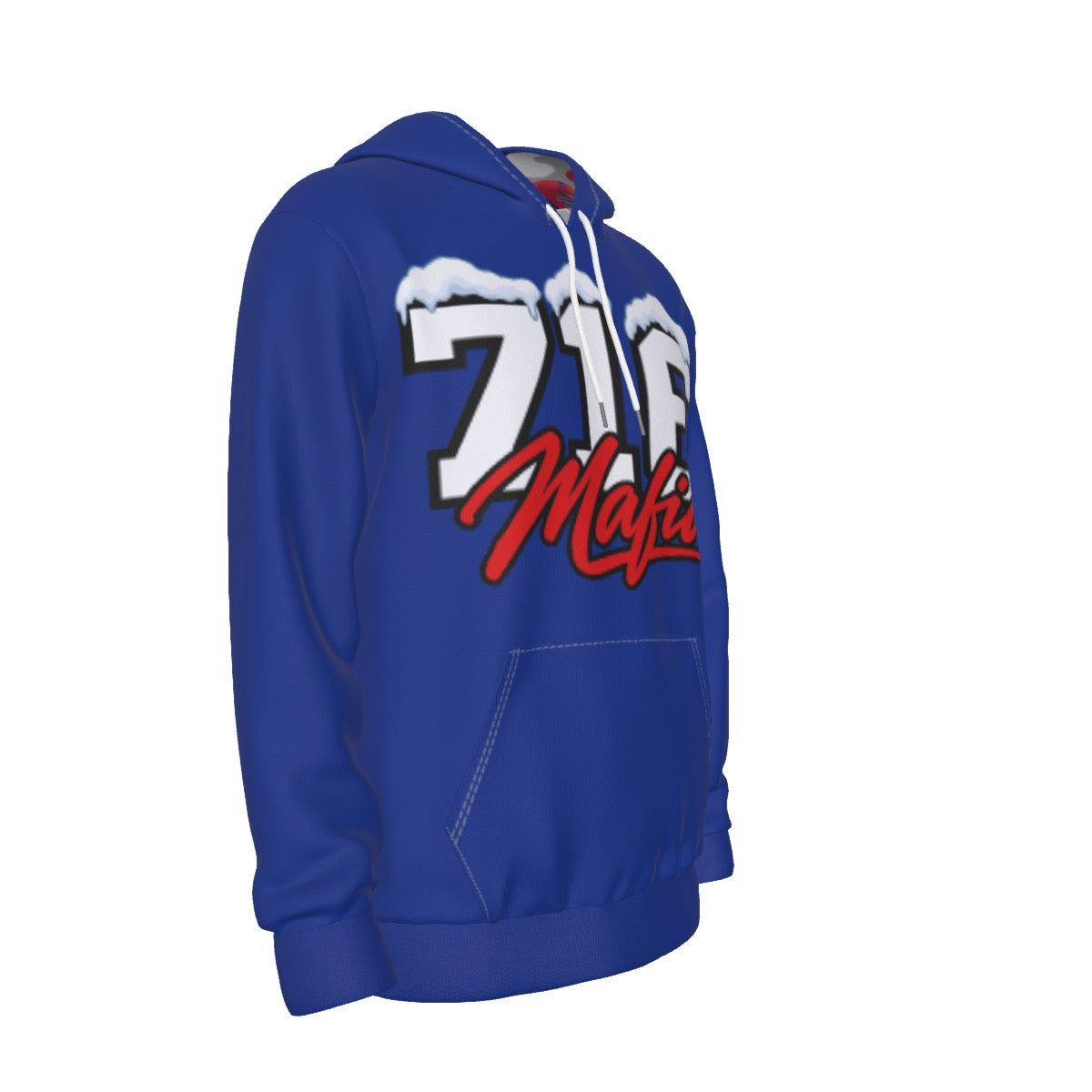 716 Cold Men's Hoodie With Double-side Print Hood