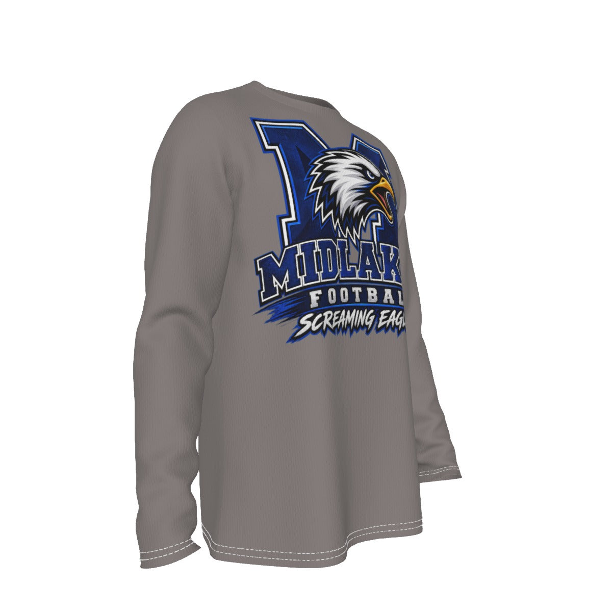 Midlakes All-Over Print Men's Long Sleeve T-Shirt