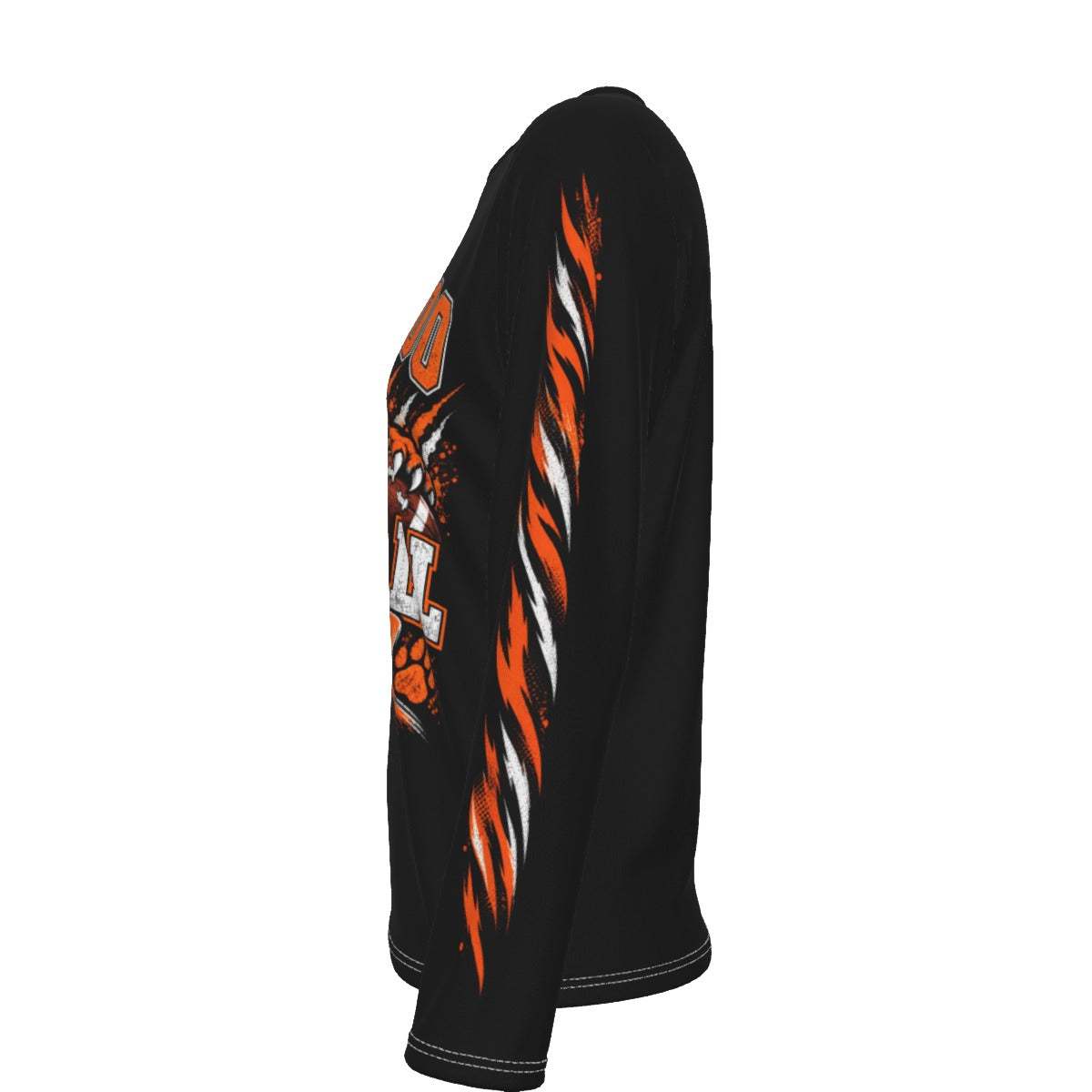 Waterloo Tigers Football Mom Long-Sleeve Cotton T-Shirt