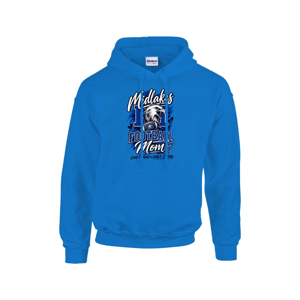 Midlakes Football Mom Hoodie | Spirit Wear