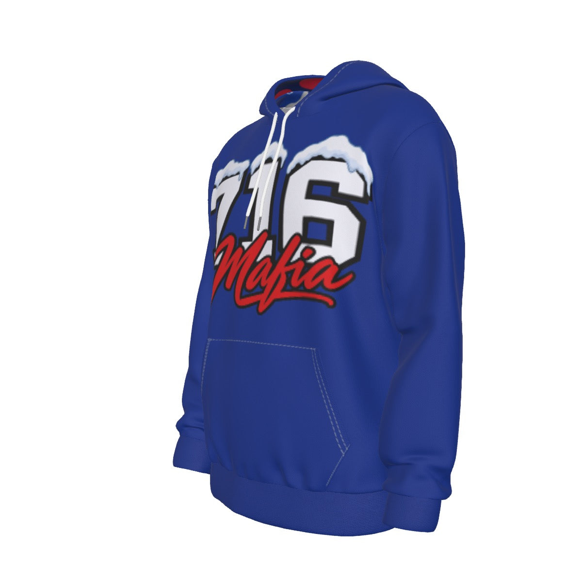 716 Cold Men's Hoodie With Double-side Print Hood