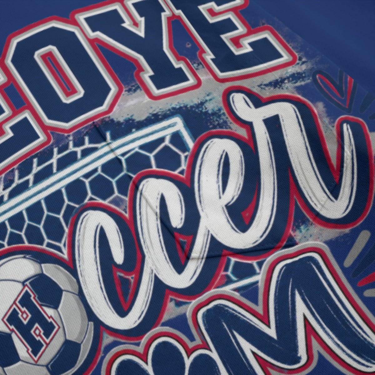 Honeoye Soccer Mom Boat Neckline Sweatshirt With Chest Pocket | 310GSM Cotton