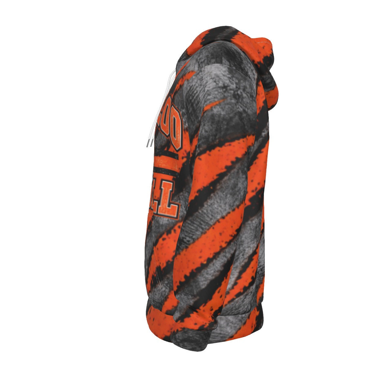 Waterloo Tiger Stripe Football Hoodie