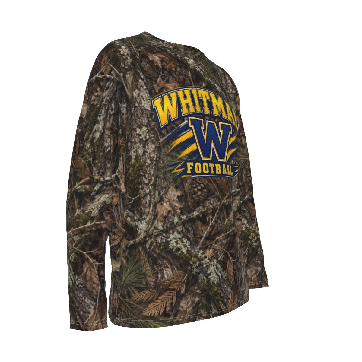 Real Tree Whitman Football Men's Long Sleeve T-shirt With Raglan Sleeve