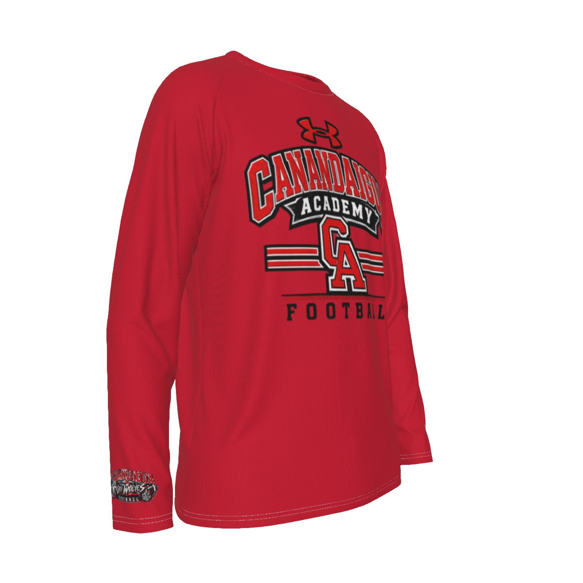 Canandaigua Football Men's Long Sleeve T-shirt With Raglan Sleeve