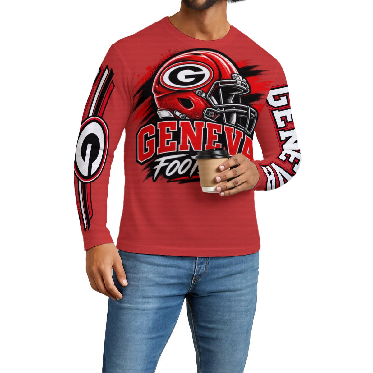 Geneva Football Men's Long Sleeve T-Shirt