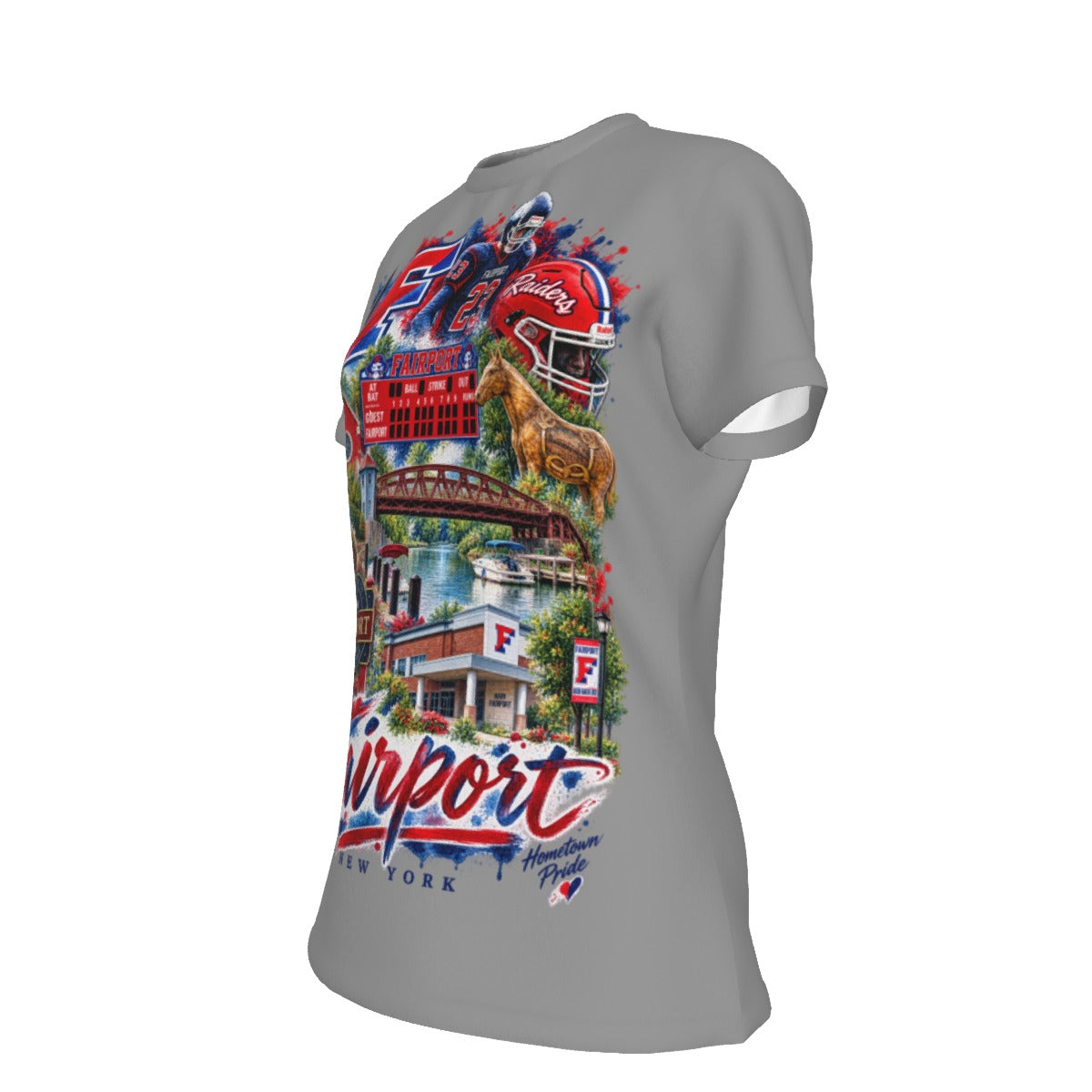 Fairport Hometown Women's Round Neck T-Shirt