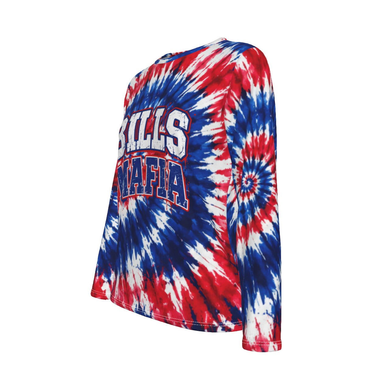 Bills Mafia Tie Dye Women's Oversized T-Shirt