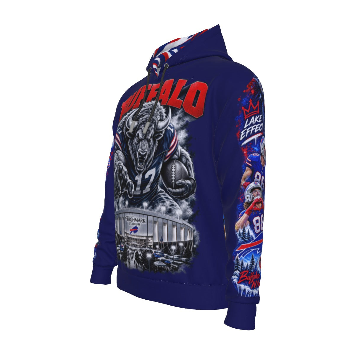 Bills Mafia One-of-a-Kind Heavyweight Tailgate Hoodie