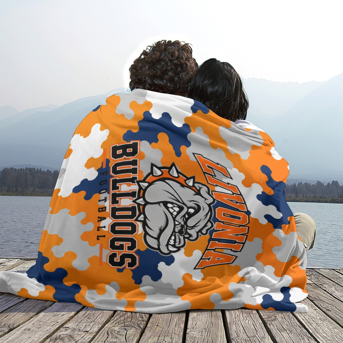 Livonia Soccer Single-Side Printing Flannel Blanket