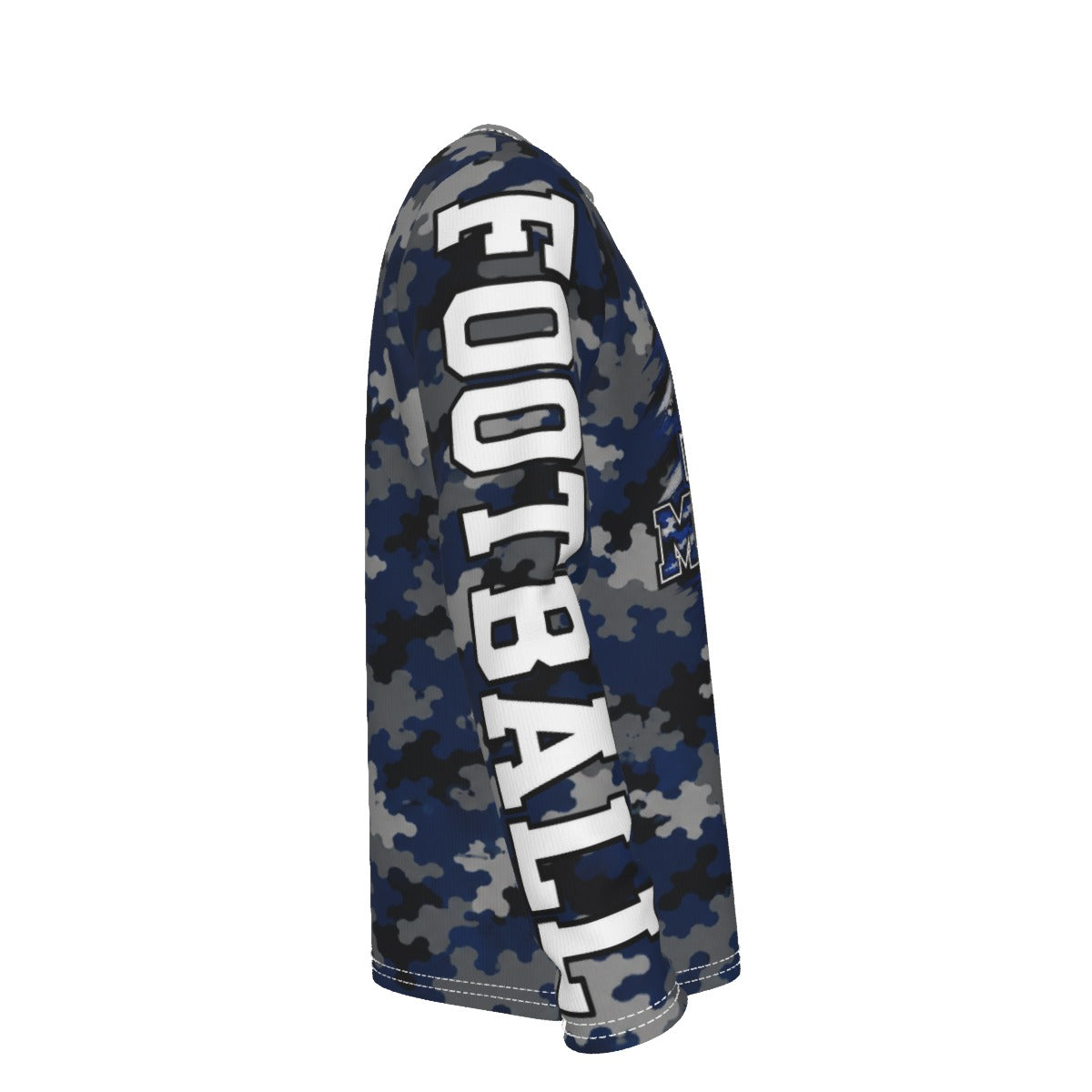Midlakes Football All-Over Print Long Sleeve T-Shirt