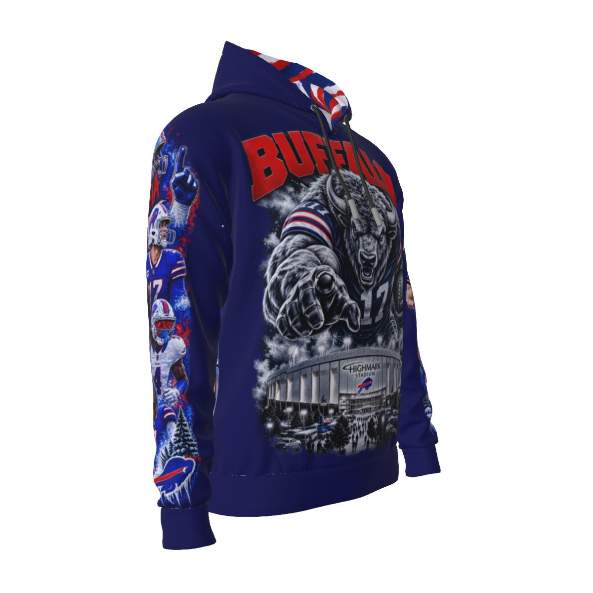 Bills Mafia One-of-a-Kind Heavyweight Tailgate Hoodie