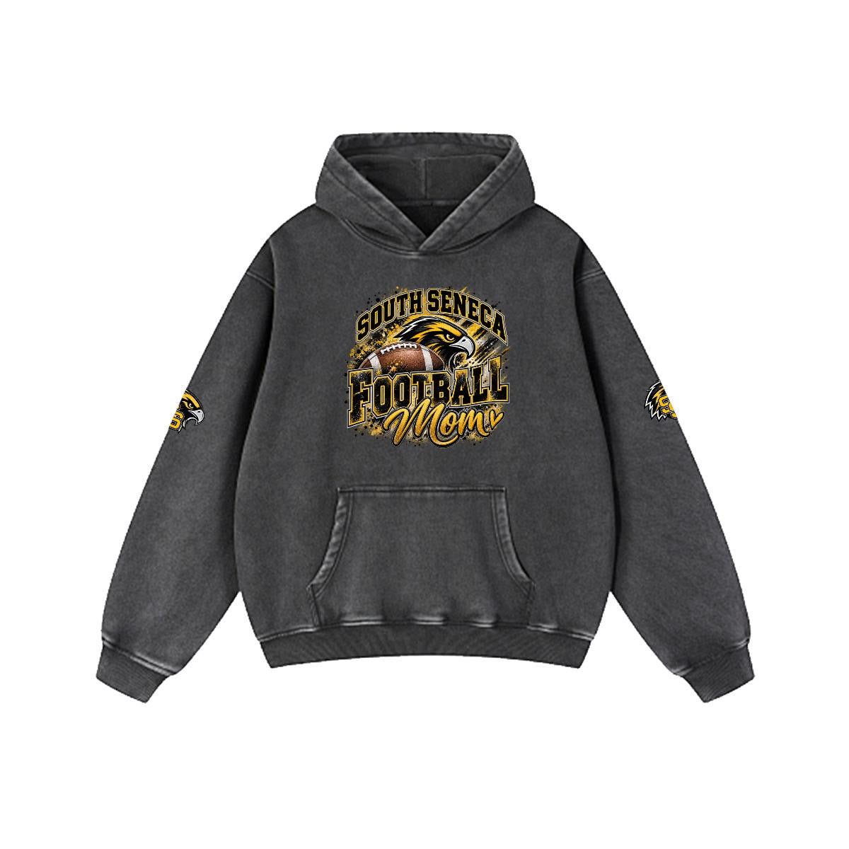 South Seneca Football Mom Fleece Hoodie