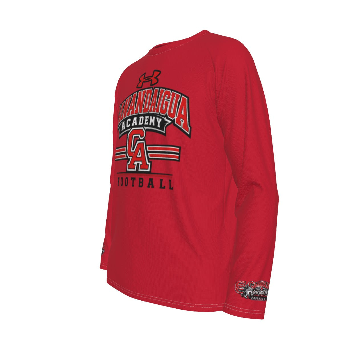 Canandaigua Football Men's Long Sleeve T-shirt With Raglan Sleeve