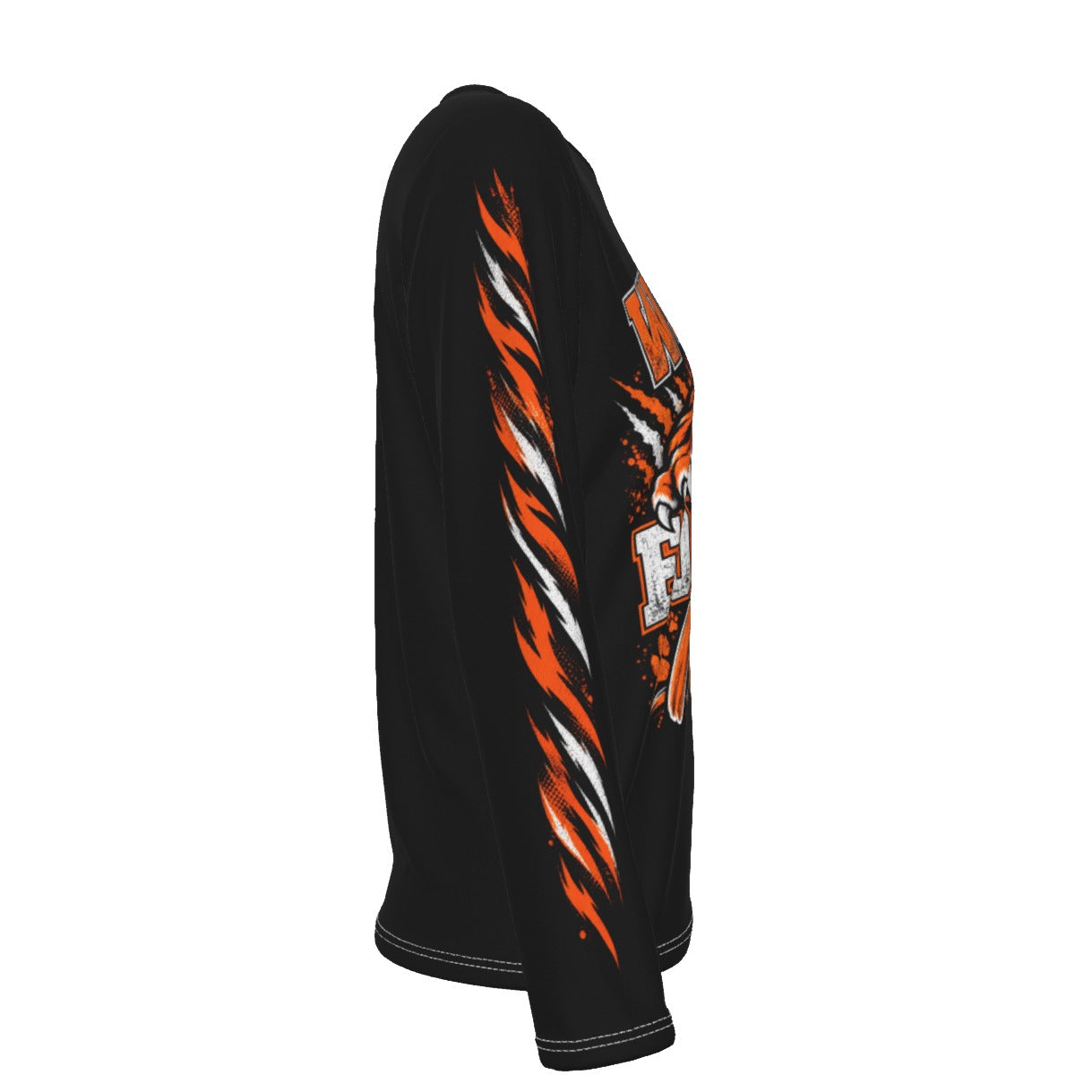 Waterloo Tigers Football Mom Long-Sleeve Cotton T-Shirt