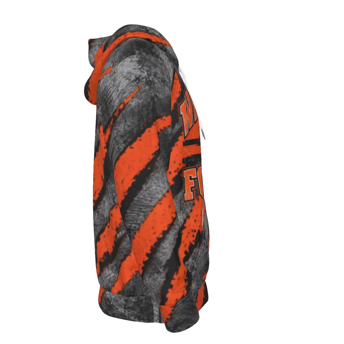 Waterloo Tiger Stripe Football Hoodie