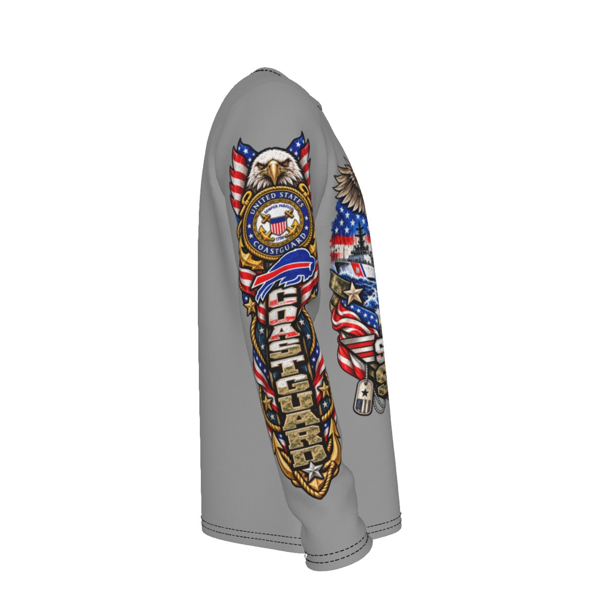 Bills-Themed Salute to Service Long Sleeve T-Shirt – U.S. Navy