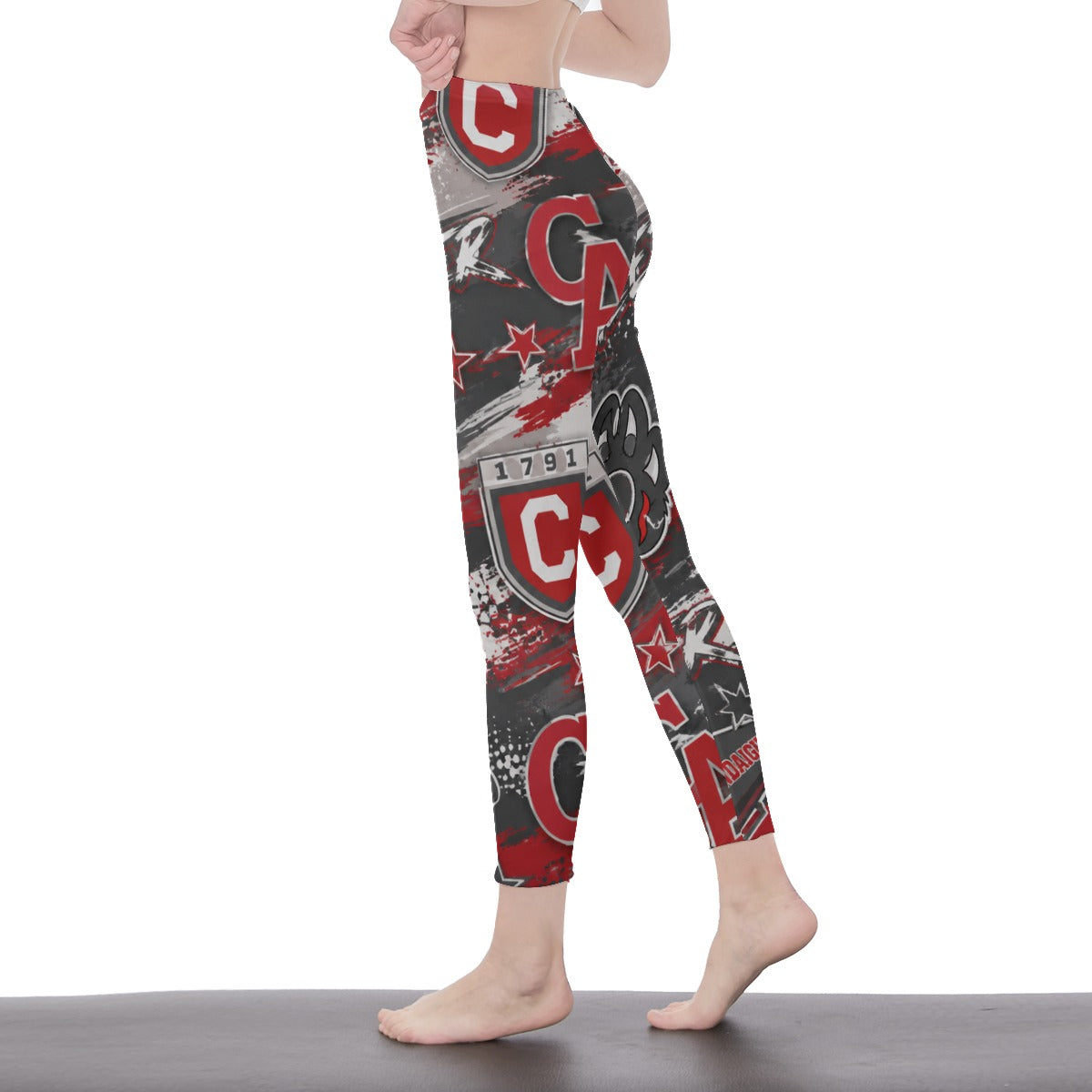 Canandaigua Cheer All-Over Print Casual Leggings