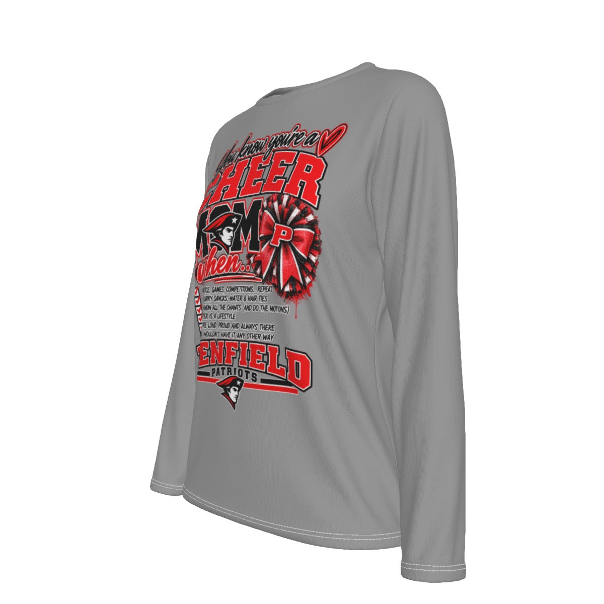 Penfield You Know You're A Cheer Mom Women's Oversized T-shirt | 190GSM Cotton