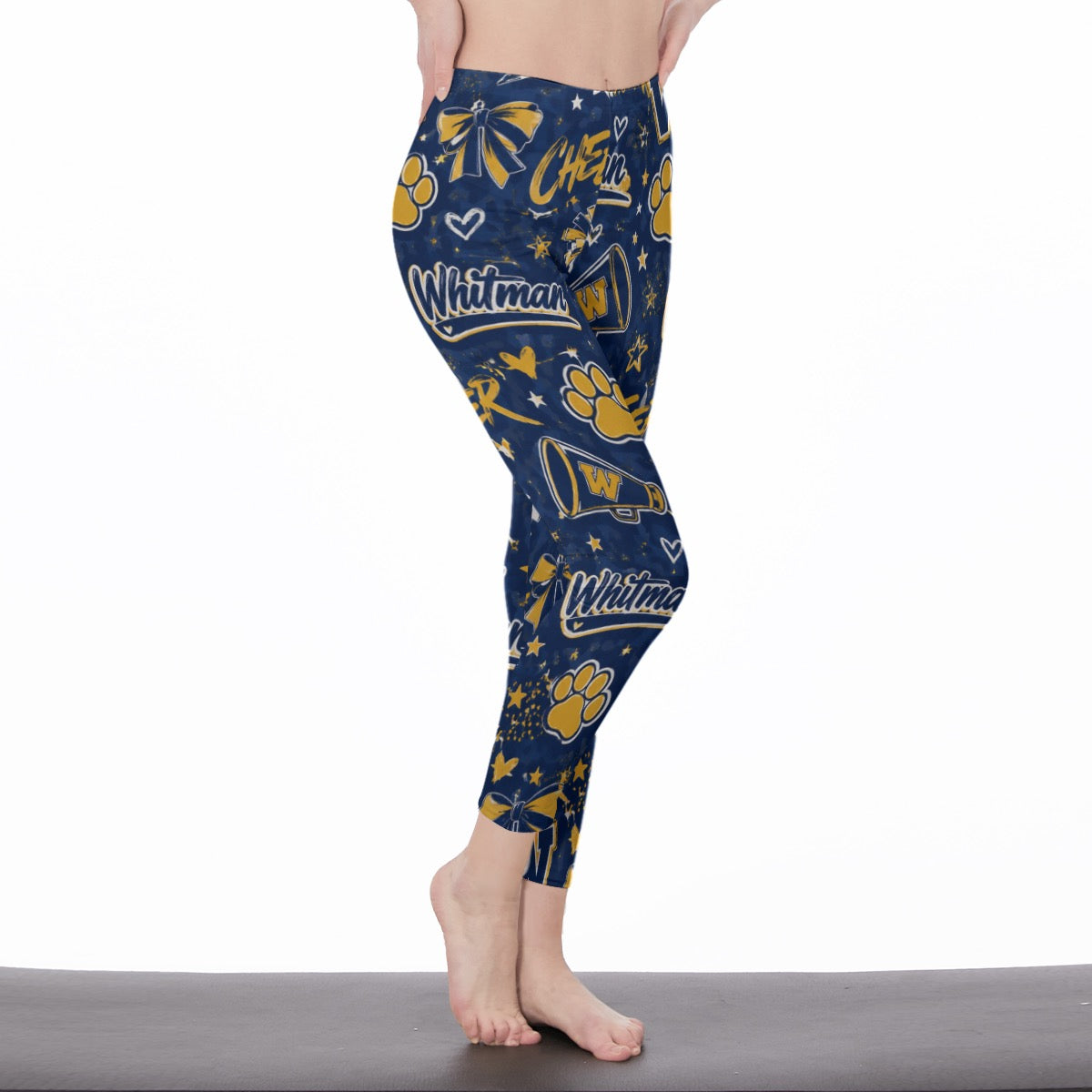Marcus Whitman cheer All-Over Print Casual Leggings