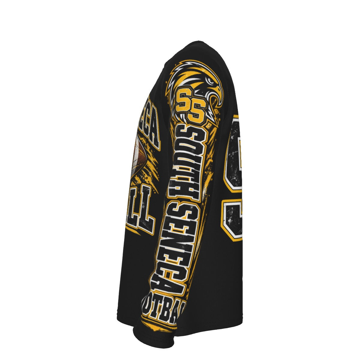 Custom South Seneca Football Long Sleeve T-Shirt