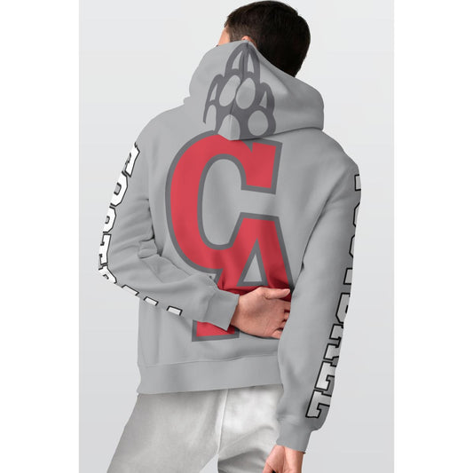 Canandaigua Football All-Over Print Men's Thicken Pullover Hoodie