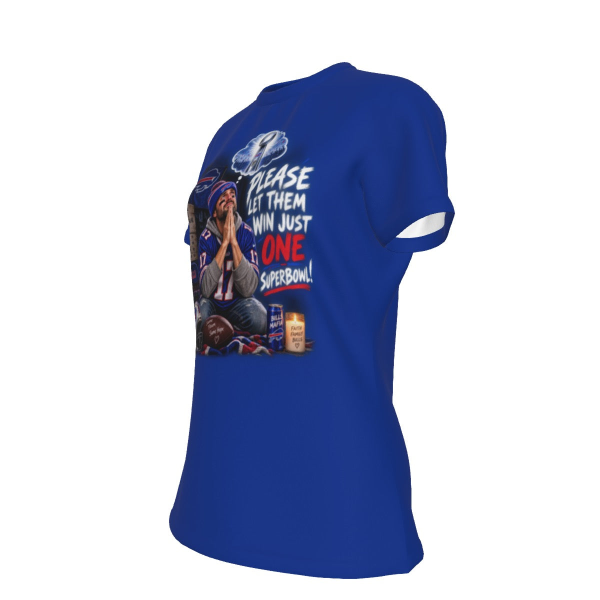 One Wish Women's Round Neck T-Shirt | 190GSM Cotton