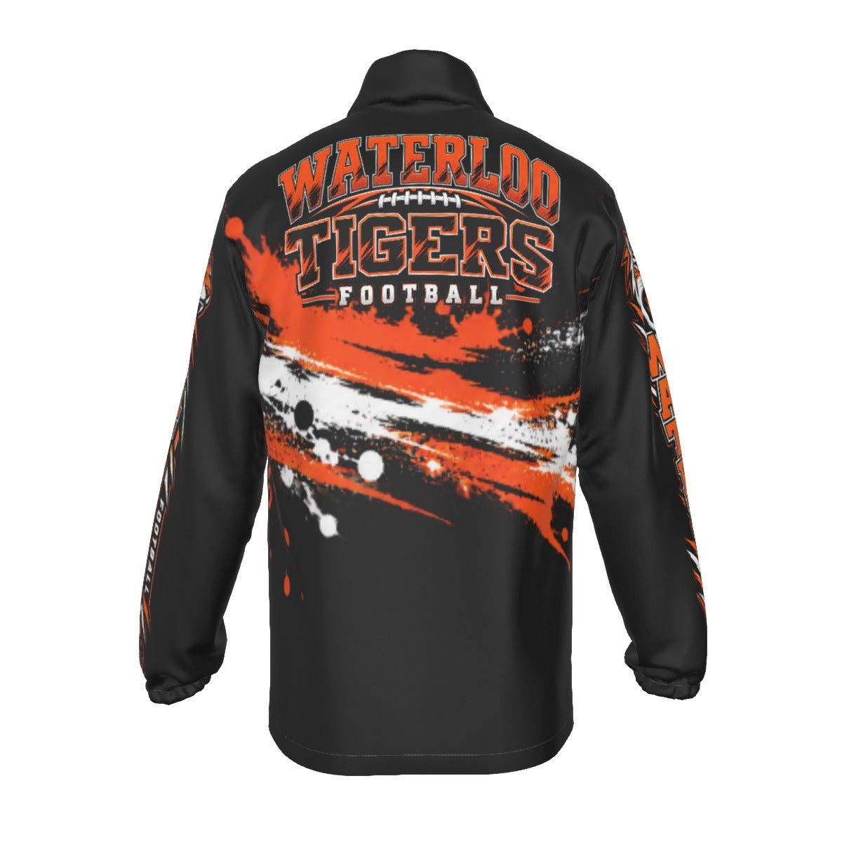Waterloo Tigers Football Zip-Up Windproof Jacket