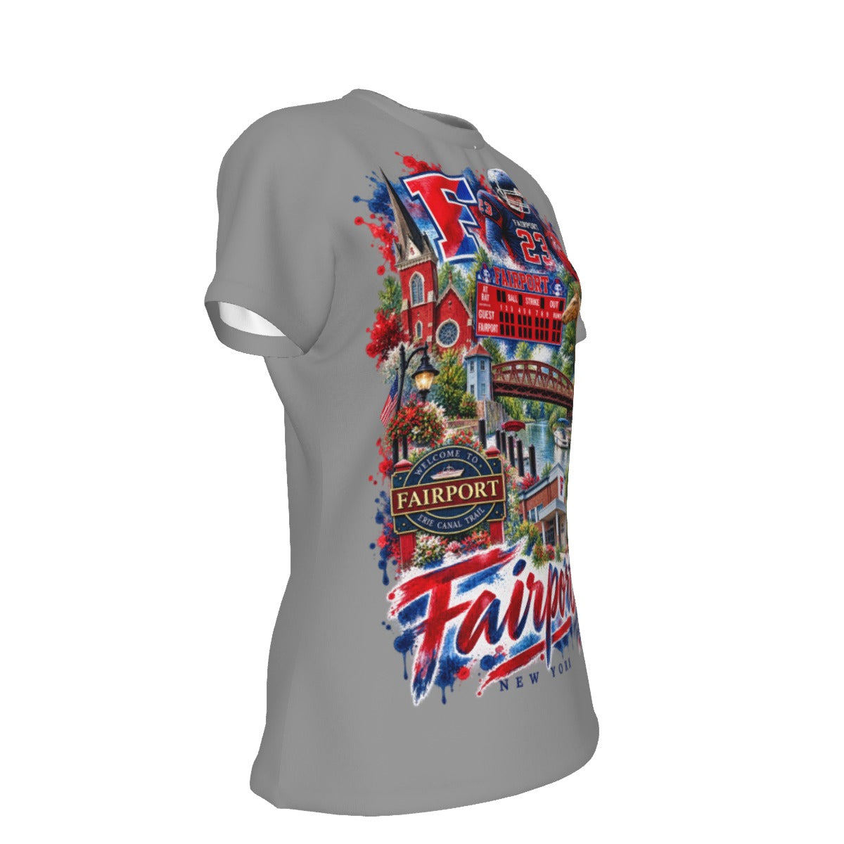 Fairport Hometown Women's Round Neck T-Shirt