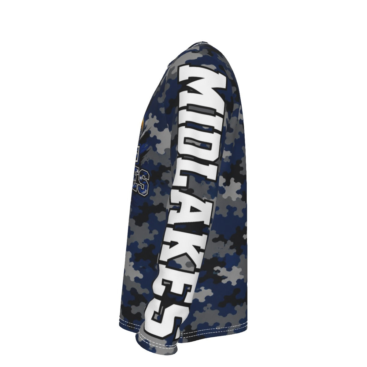 Midlakes Football All-Over Print Long Sleeve T-Shirt