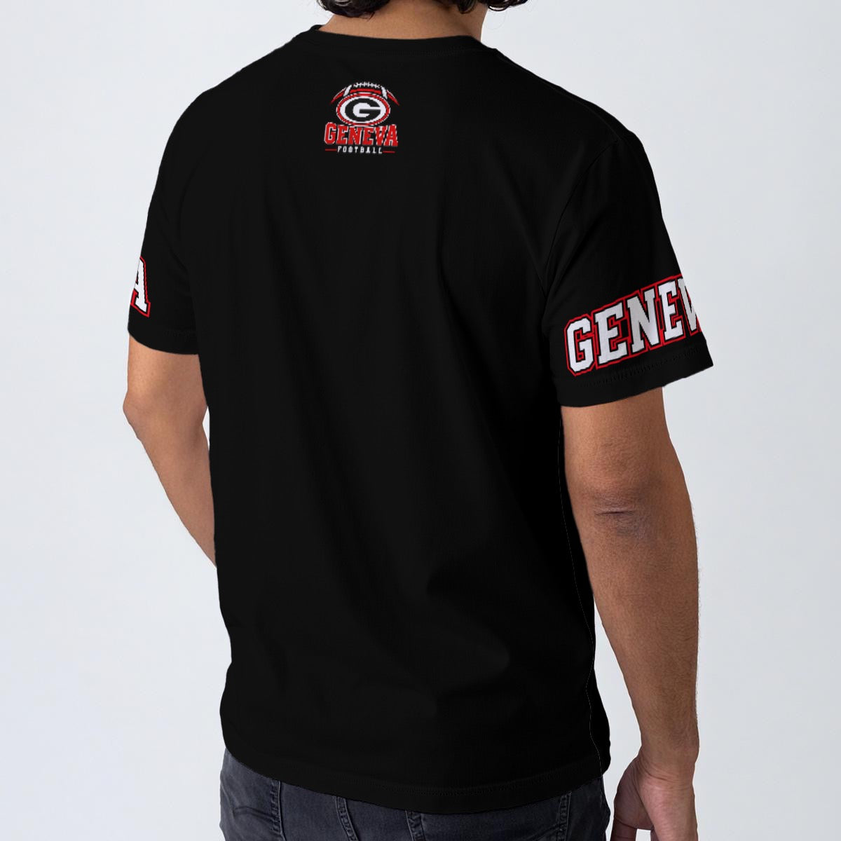 Geneva Football Men's O-Neck T-Shirt | 190GSM Cotton