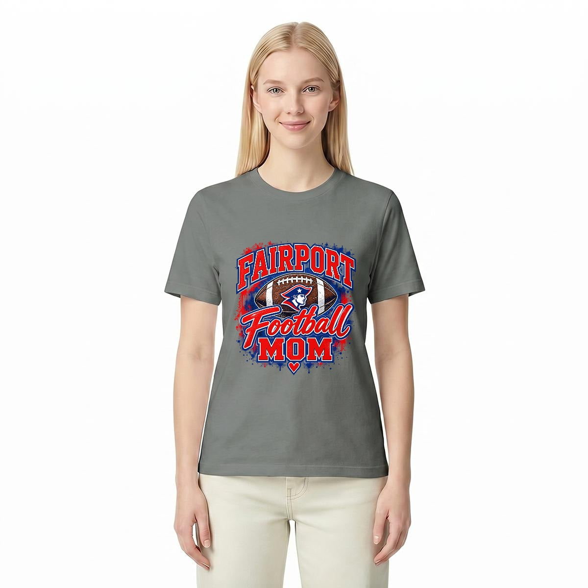 Fairport Football Mom Women's T-Shirt