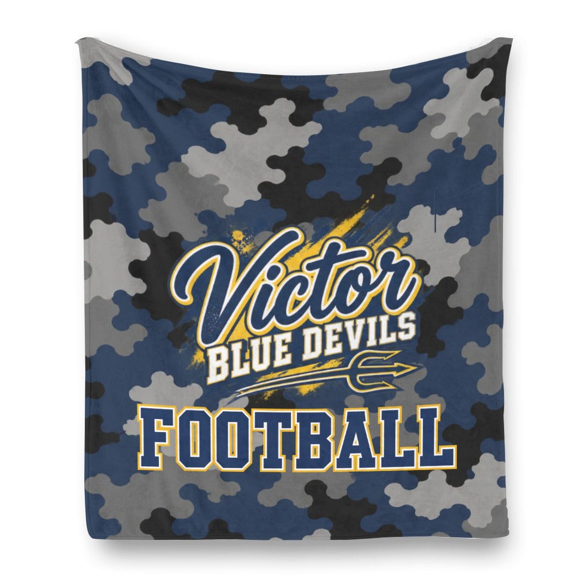 Victor Football Single-Side Printing Flannel Blanket