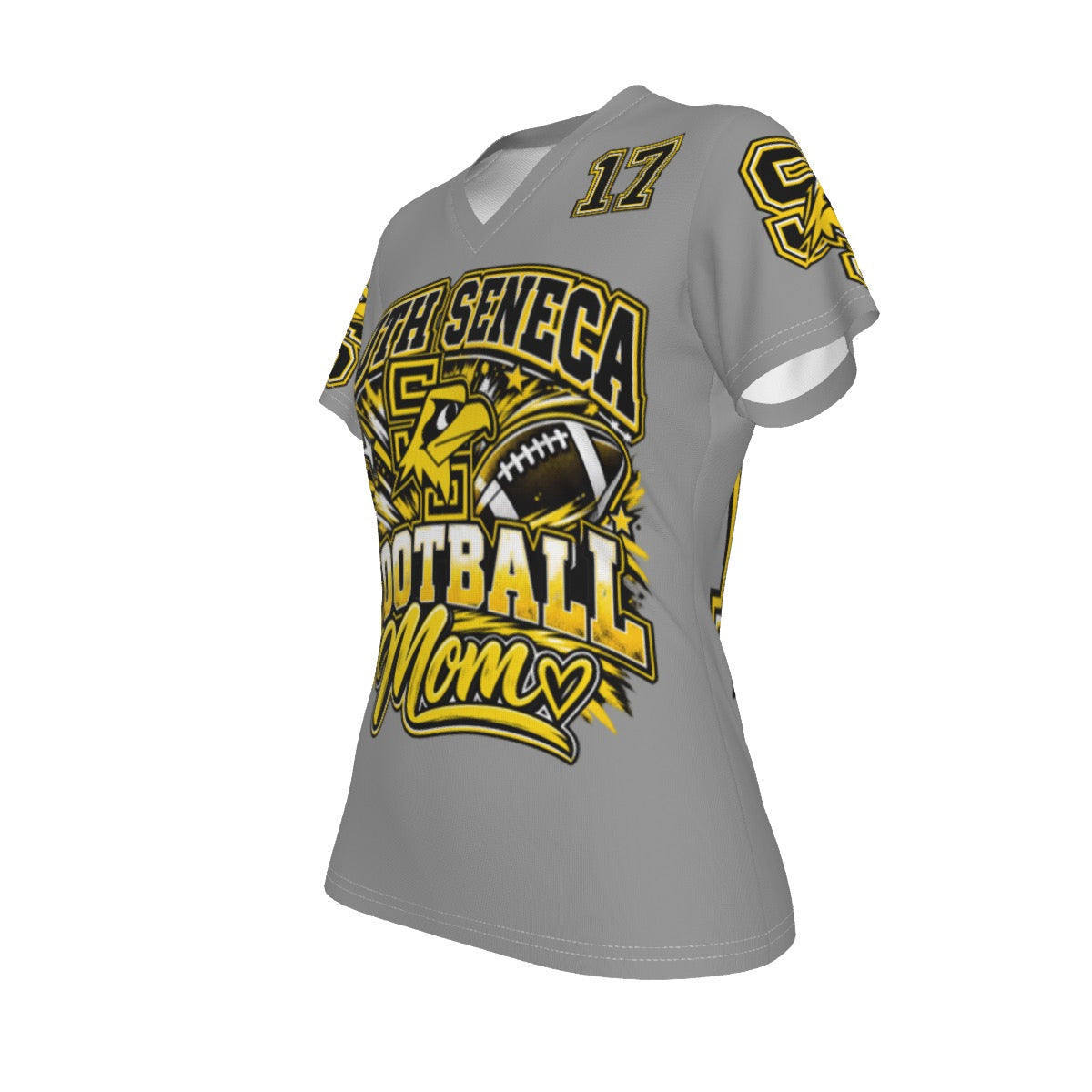 All-Over Print V-neck Women's T-shirt