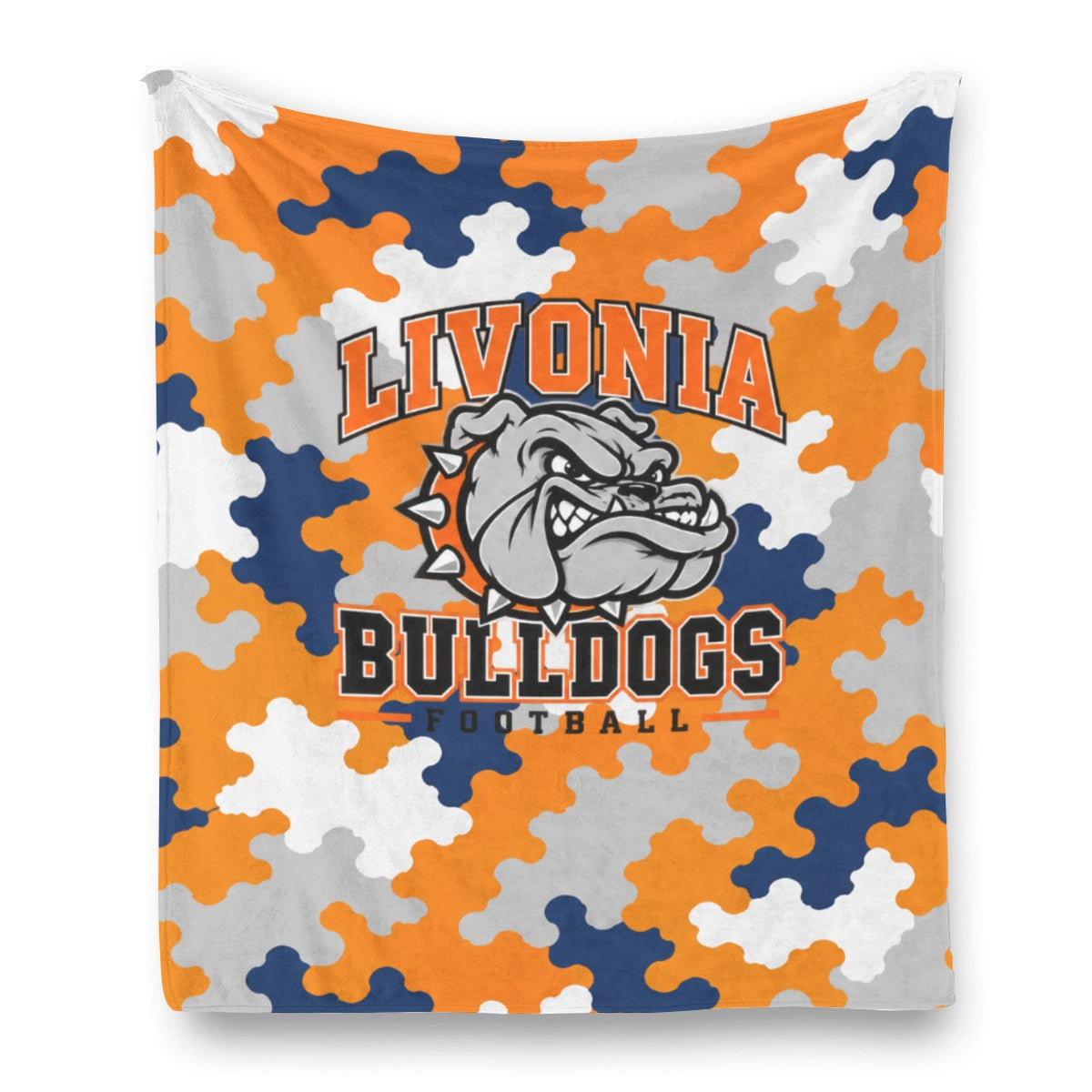 Livonia Soccer Single-Side Printing Flannel Blanket