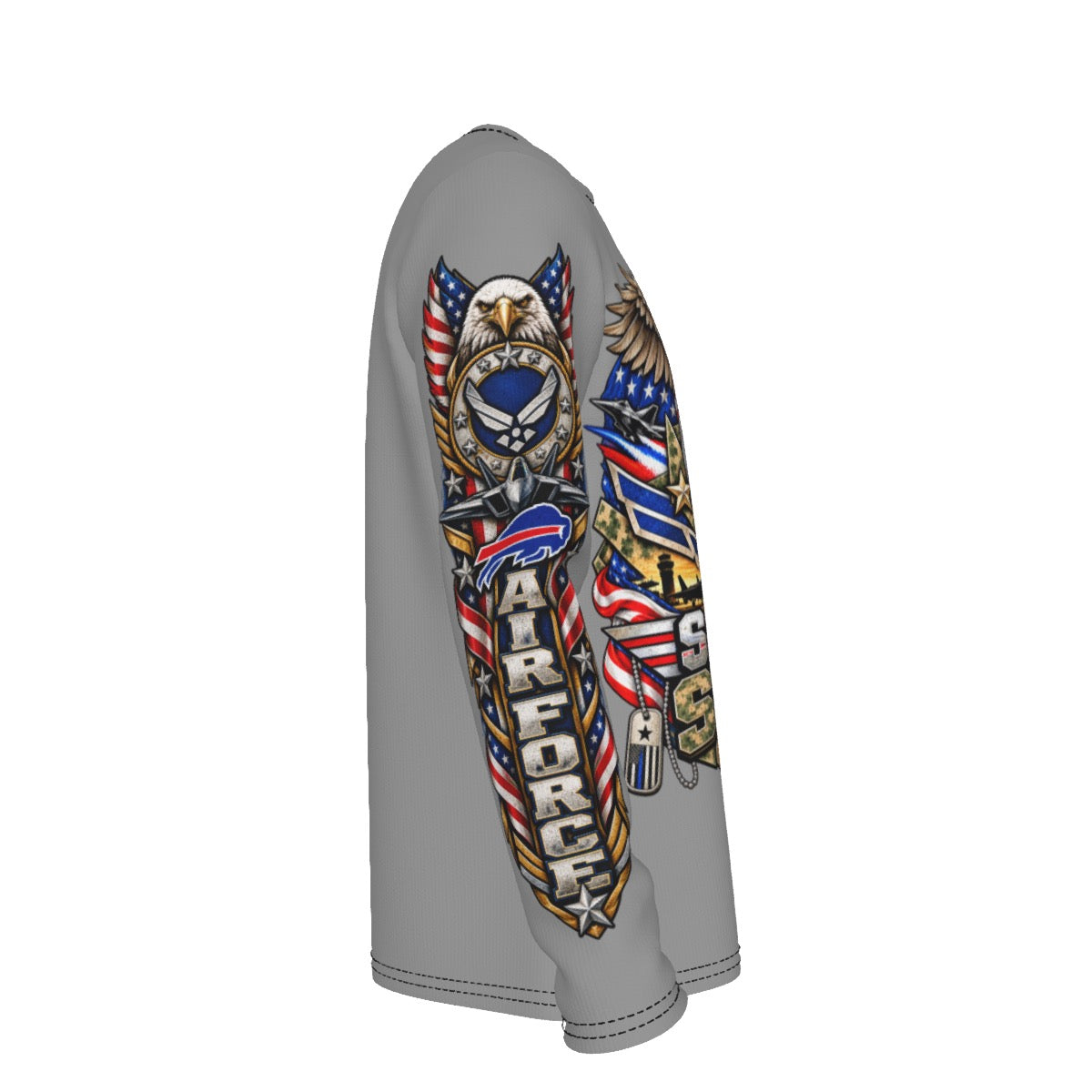Bills-Themed Salute to Service Long Sleeve T-Shirt – U.S. Air Force