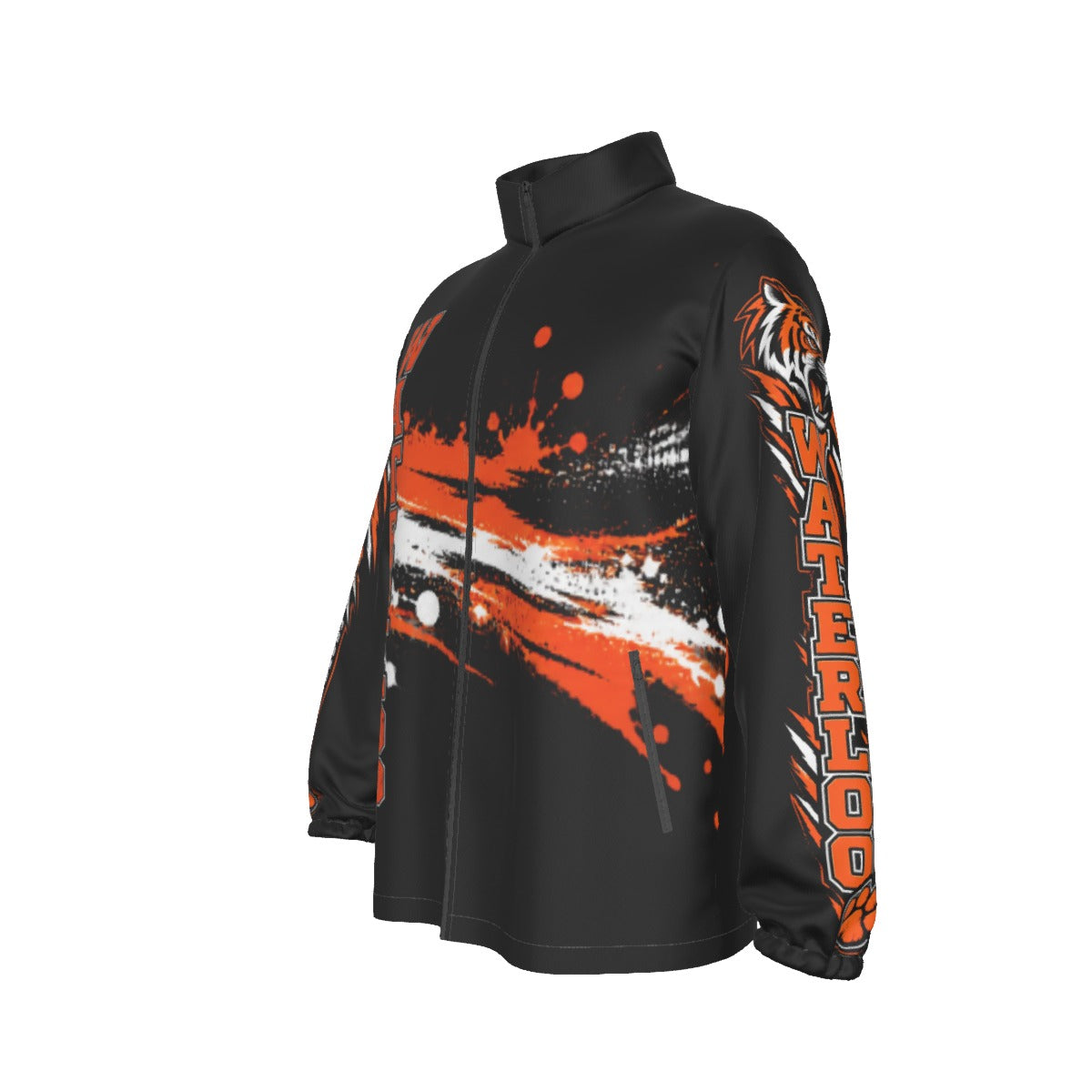 Waterloo Tigers Football Zip-Up Windproof Jacket