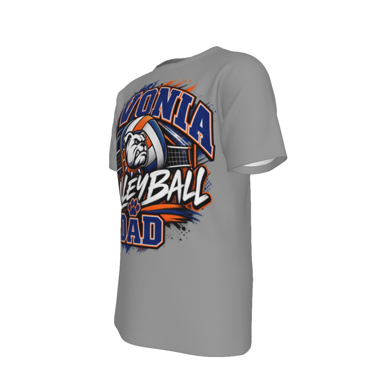 Livonia Volleyball Dad Men's O-Neck T-Shirt | 190GSM Cotton