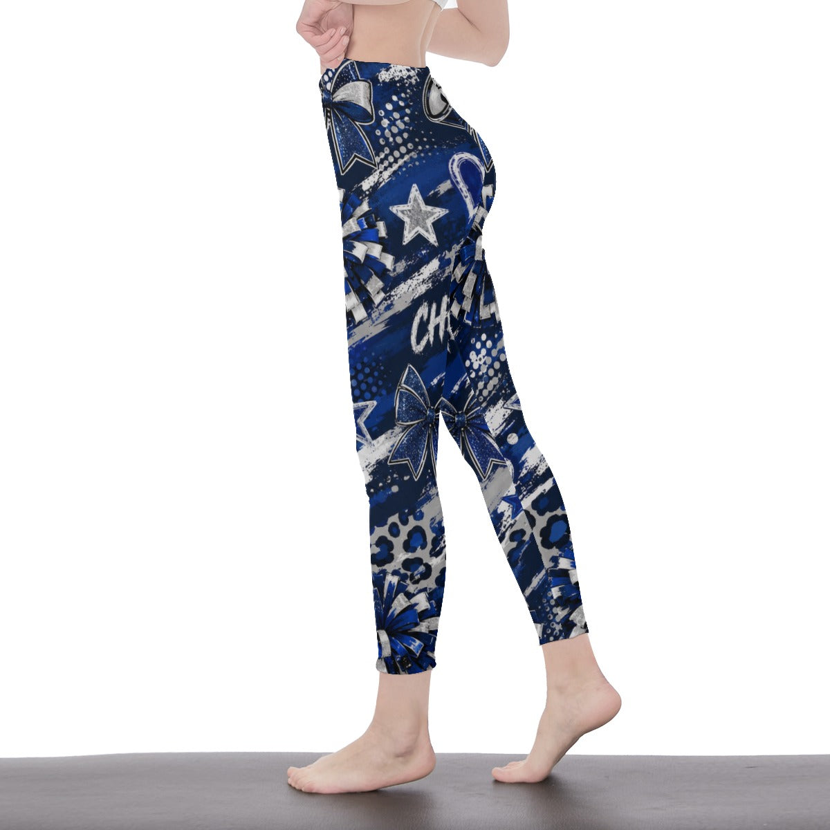 Midlakes Cheer All-Over Print Cheer Casual Leggings