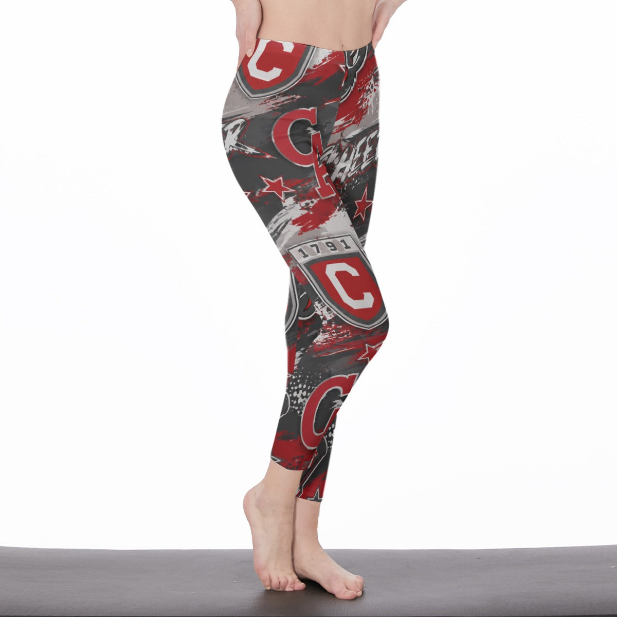 Canandaigua Cheer All-Over Print Casual Leggings