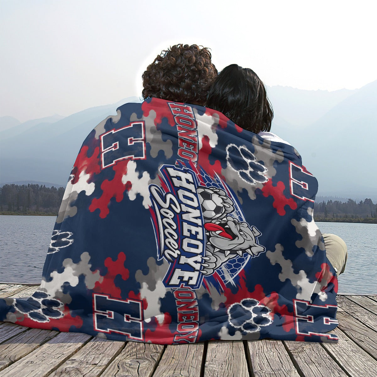 Honeoye Single-Side Printing Flannel Blanket