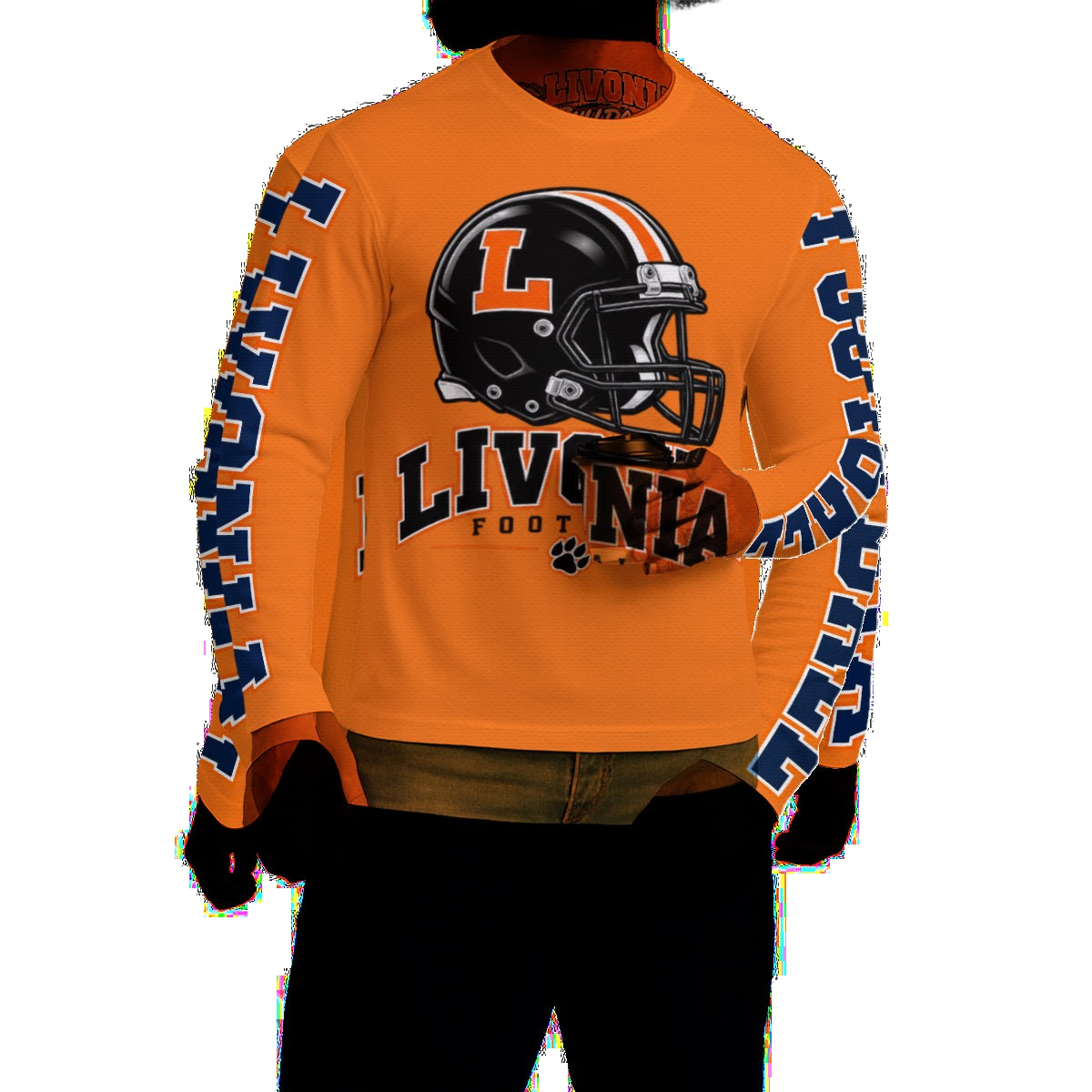 Livonia Football Men's Long Sleeve T-Shirt